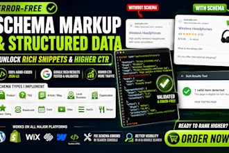 implement error free json ld schema markup for rich snippets