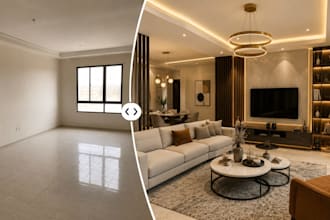 do virtual staging real estate photo editing airbnb virtual renovation interior
