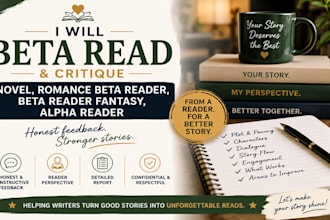 beta read critique novel, romance beta reader, beta reader fantasy, alpha
