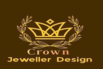 design a luxury gold jewelry logo design