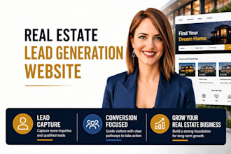 build a real estate lead generation website