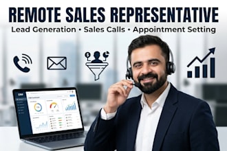 be your professional remote sales representative