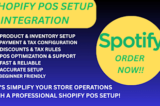 set up shopify pos, products, payments and retail store
