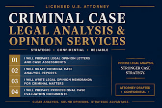 prepare a professional legal case evaluation document as a US attorney