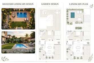 contextual landscape backyard design as landscape architect with garden design