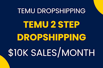 do temu winning product research, listing optimization and dropshipping service