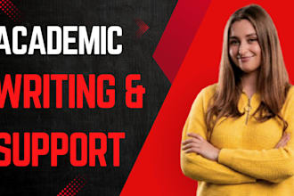 do academic research support, proofread, edit, academic method