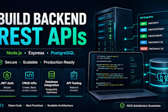 build backend rest apis with node js express and postgresql