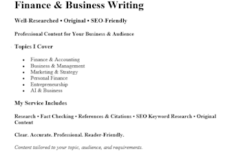 write ai and business articles