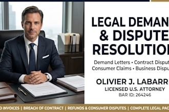 draft a powerful refund, consumer complaint or dispute demand letter