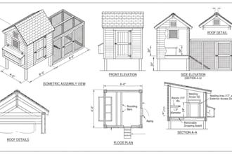 create DIY woodworking plans, furniture plans, chicken coop woodworking drawings