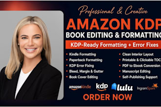 do kdp book editing amazon kdp ebook and paperback formatting book layout design