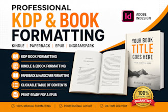 kdp formatting book formatting kindle formatting adobe indesign ingramspark