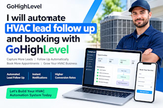 automate hvac lead follow up and booking with gohighlevel