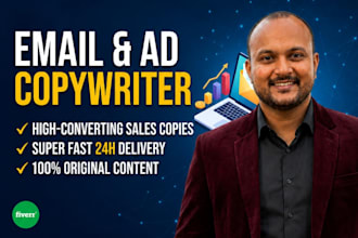 write high converting sales email copy and ad copy