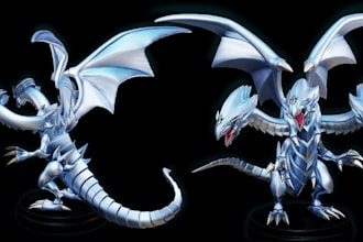detailed 3d printable dragon, dog miniature, collectible figure, sci fi mech,3mf