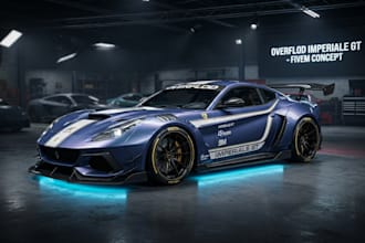 create custom fivem cars, 3d vehicle models, 3d ship model, 3d boat design