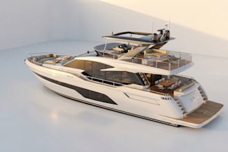 create realistic 3d ship model, 3d boat model, warship cad model, hull