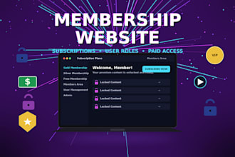 create a wordpress membership website with paid subscription