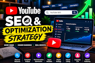 youtube SEO, keyword research and channel optimization