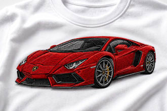 do professional embroidery digitalizing for logo, in dst, pes, and emb