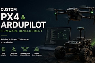develop custom pxa and ardupilot firmware for drones, uavs and rovers