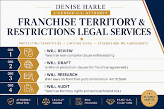 review your franchise non compete clause for US legal enforceability