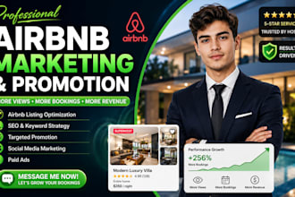 do airbnb promotion, hostaway, airbnb listing, airbnb marketing, booking, vrbo