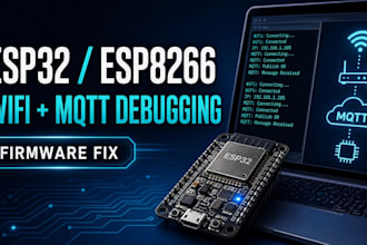 debug esp32 or esp8266 wifi, mqtt, and arduino firmware