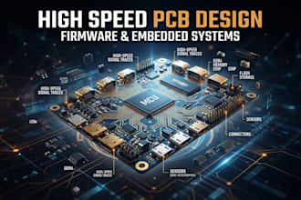 high speed pcb design, firmware and embedded systems design