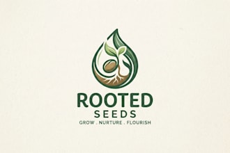 design a natural and meaningful seed logo