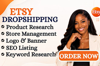 list top selling and trending products for etsy dropshipping store with SEO