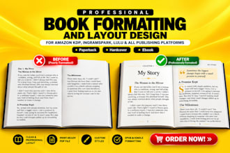 typeset print book, book layout, ms word formatting, adobe indesign