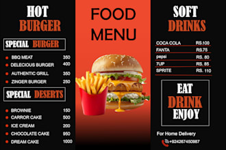 design professional flyer,poster and brochure for your business