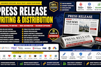 write and distribute a professional SEO press release worldwide