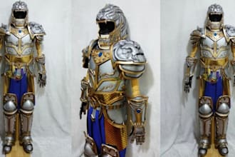 create custom cosplay creation wearable game movie anime armor props for con