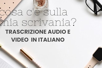transcribe audio and video files accurately in italian