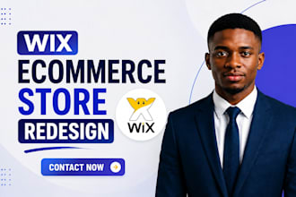 redesign wix ecommerce website wix online store wix store redesign wix store