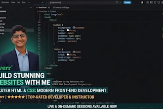 teach you HTML and help you build your first website
