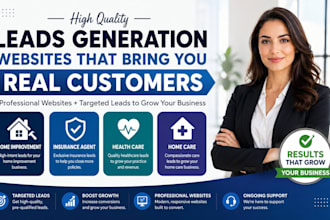 home improvement leads generation insurance agent health care home care website