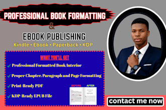 professionally format your historical fiction book, ebook format for KDP publish