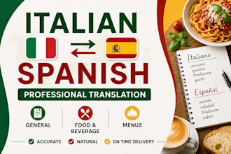 traslate italianto spanish and spanish to italian