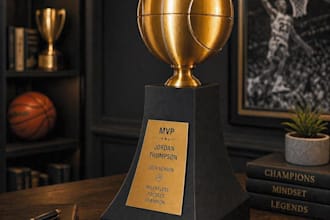 design custom 3d trophies awards medals and recognition products