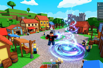 build full game creation, roblox map, roblox vfx, roblox world