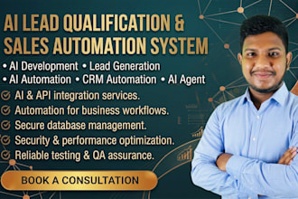build an ai lead qualification and sales automation system