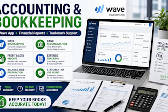 manage accounting bookkeeping using wave app and file statement of use for tm ap