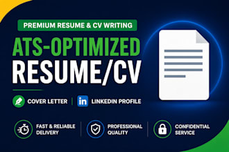 write professional resume and cover letter