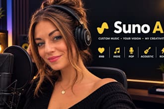 recreate, remake suno ai rnb, indie, pop, acoustic, rock song, parody singer