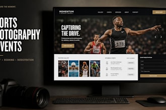sport photography sports event website sport consulting sport equipment website