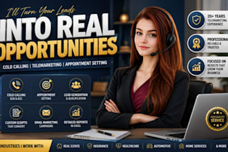 do telemarketing, cold calling and appointment setting